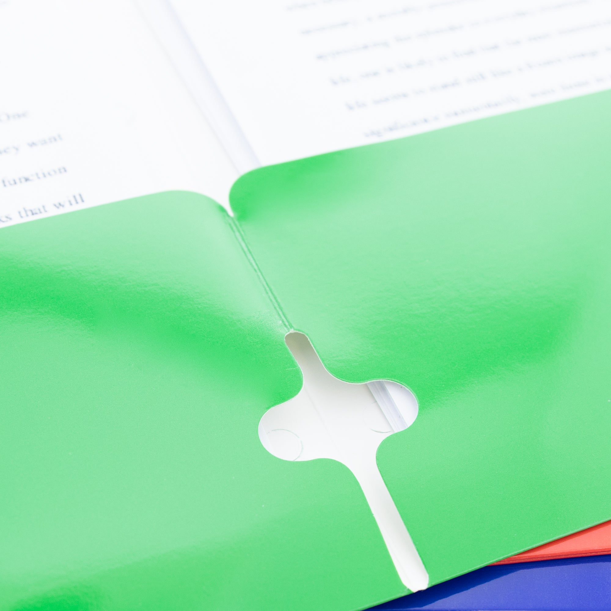 Glossy Laminated Classic Color 2-Pockets Portfolios