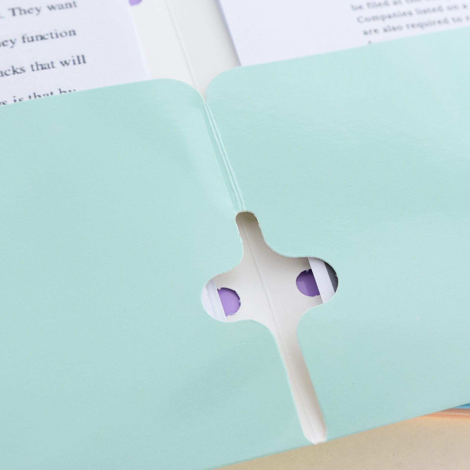 Pastel Color Paper 2-Pocket Folder, Standard Letter Folder