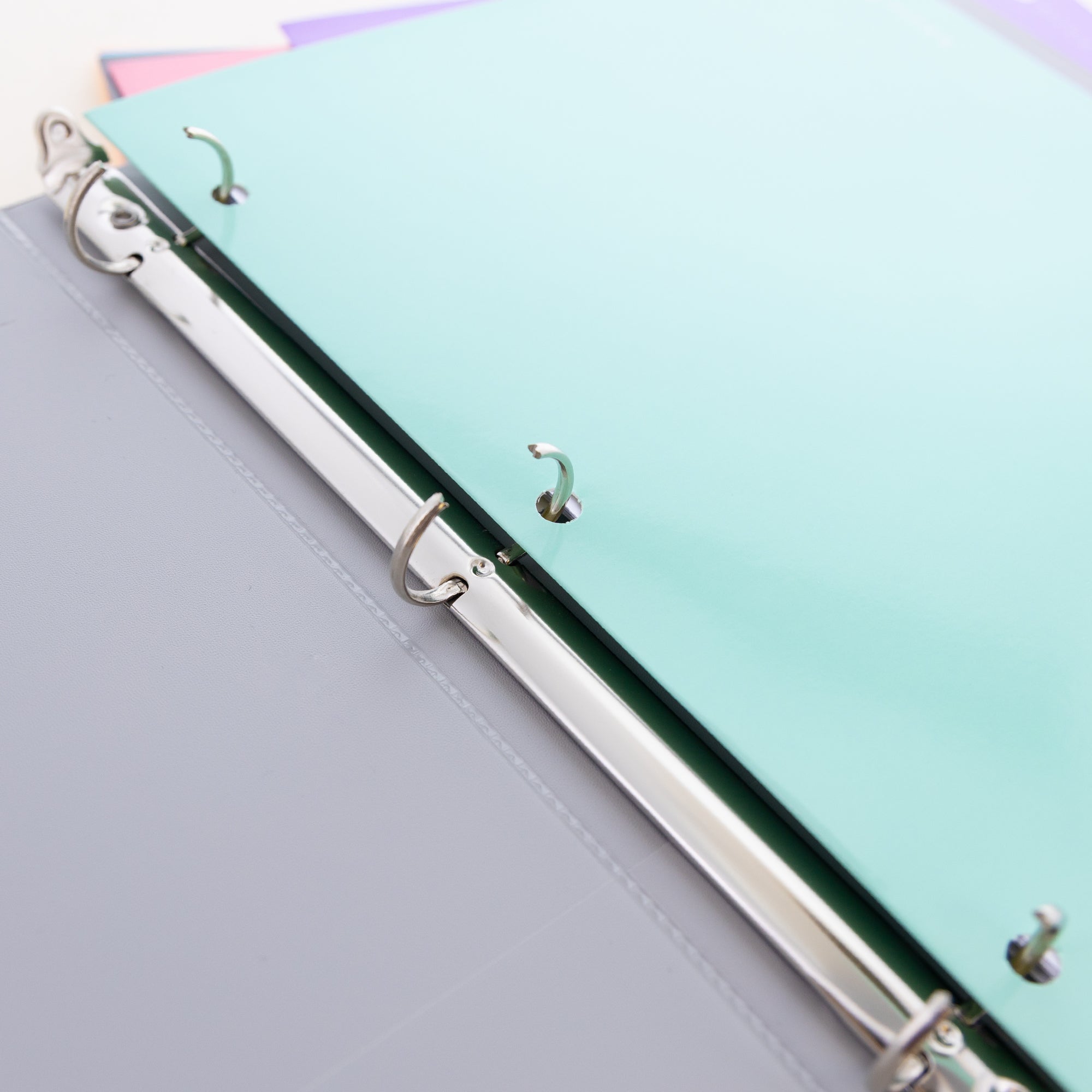 Pastel Color Paper 2-Pocket Folder, Standard Letter Folder