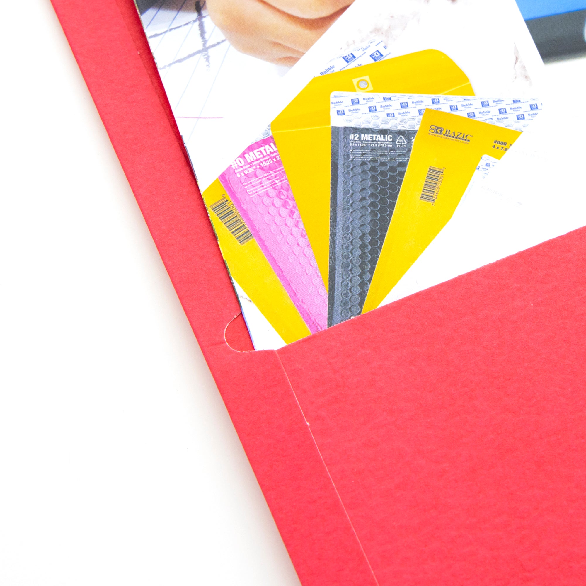 Blue Paper 2-Pocket Folder, 25 Box, Standard Letter Folder