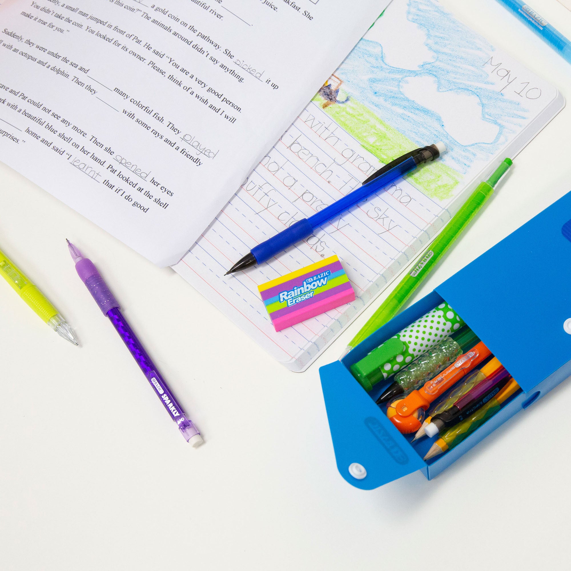 Rainbow Eraser (4/Pack)