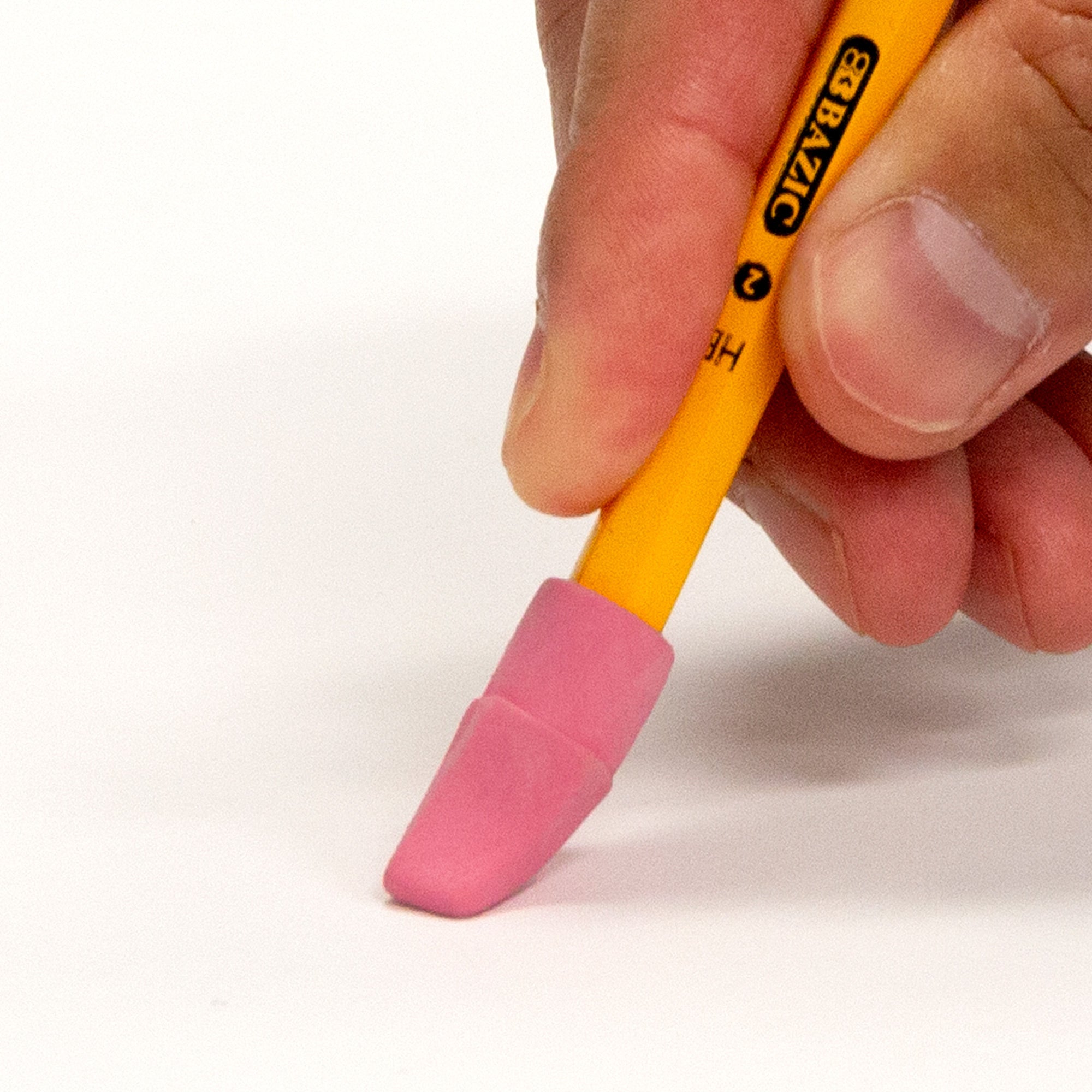 Pink Erasers, 15 Count, for School Homework Classroom