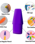 Neon Eraser Cap (120/Box)