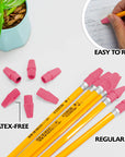 Pink Eraser Cap (12/Pack)
