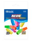 Neon Eraser Cap (12/Pack)