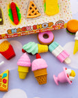 Snack Shop 3D Eraser Sets