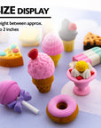 Snack Shop 3D Eraser Sets