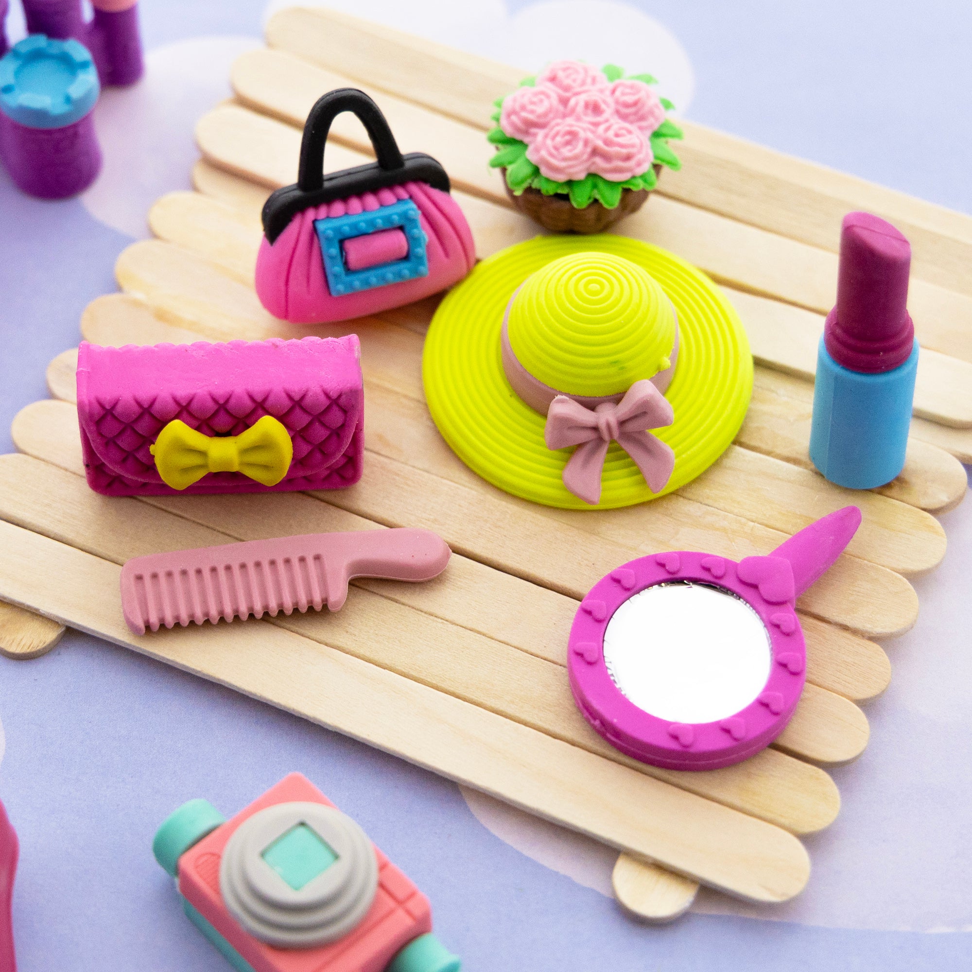 Princess 3D Erasers, 4 Count, for Kids Party Favors