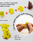 Wildlife Adventures 3D Eraser Sets