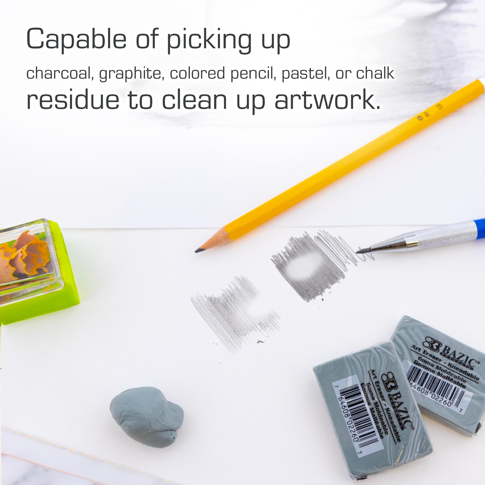 Kneaded Art Eraser, for Drawing Charcoal Pastel