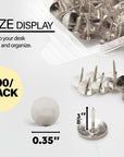Nickel (Silver) Thumb Tack (200/Pack)