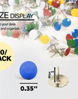 Thumb Tack Assorted Color (150/Pack)