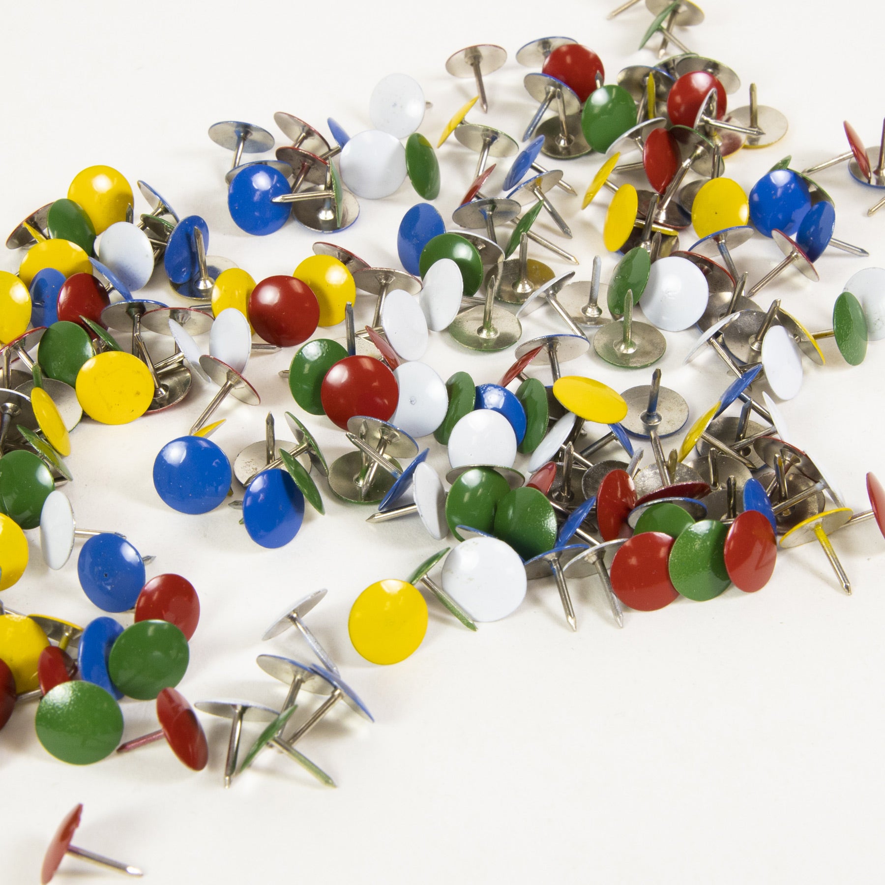Assorted Color Thumb Tacks, 150 Count, Reusable Push Pins