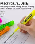 Desk Style Fluorescent Highlighters (3/Pack)