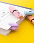 Mini Desk Style Pastel Highlighters (4/Pack)