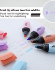 Mini Desk Style Pastel Highlighters (4/Pack)