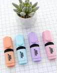 Mini Desk Style Pastel Highlighters (4/Pack)