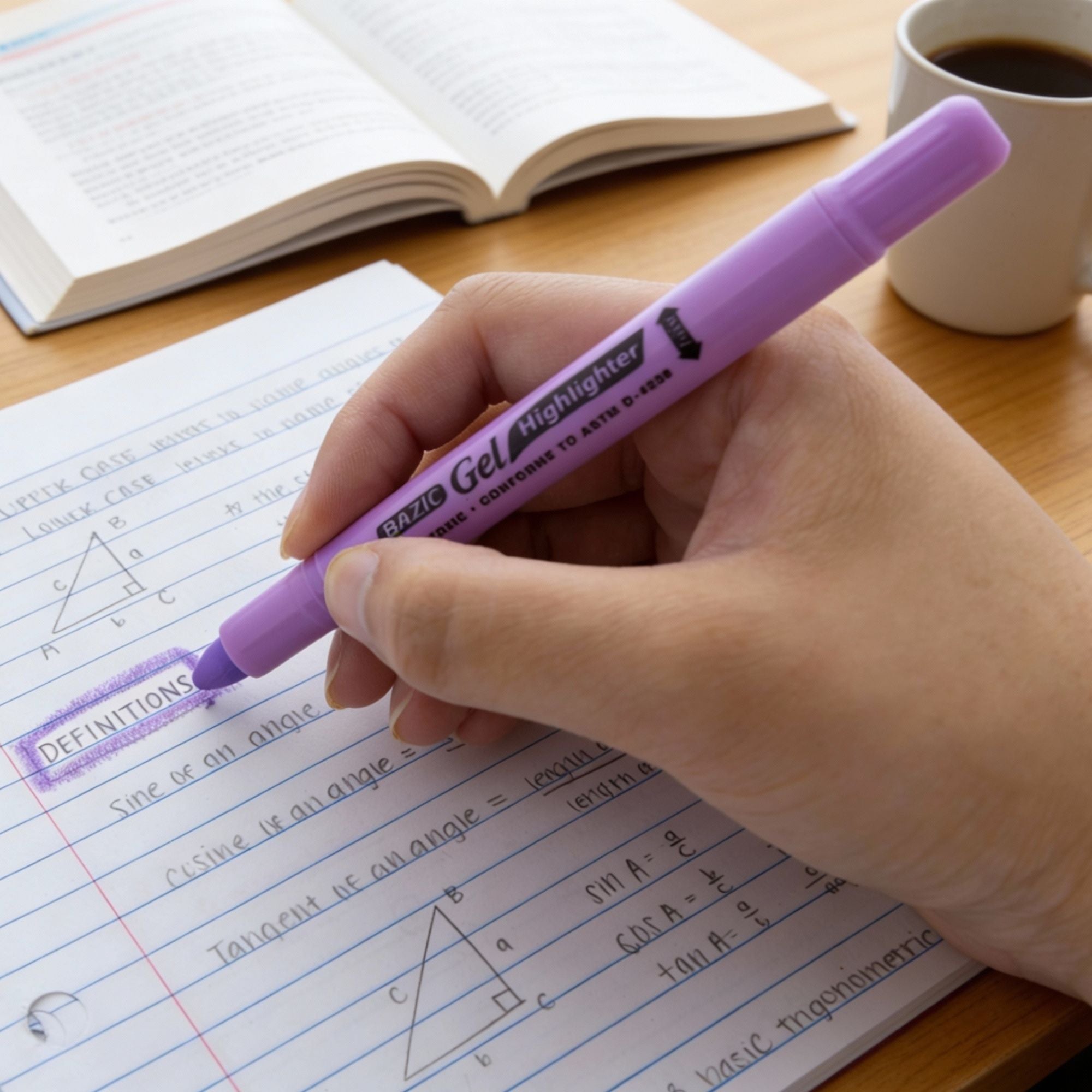 5 Pastel Gel Highlighters