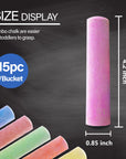 Jumbo Color Chalk (15/Bucket)