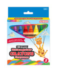 8 Color Premium Jumbo Triangle Crayons