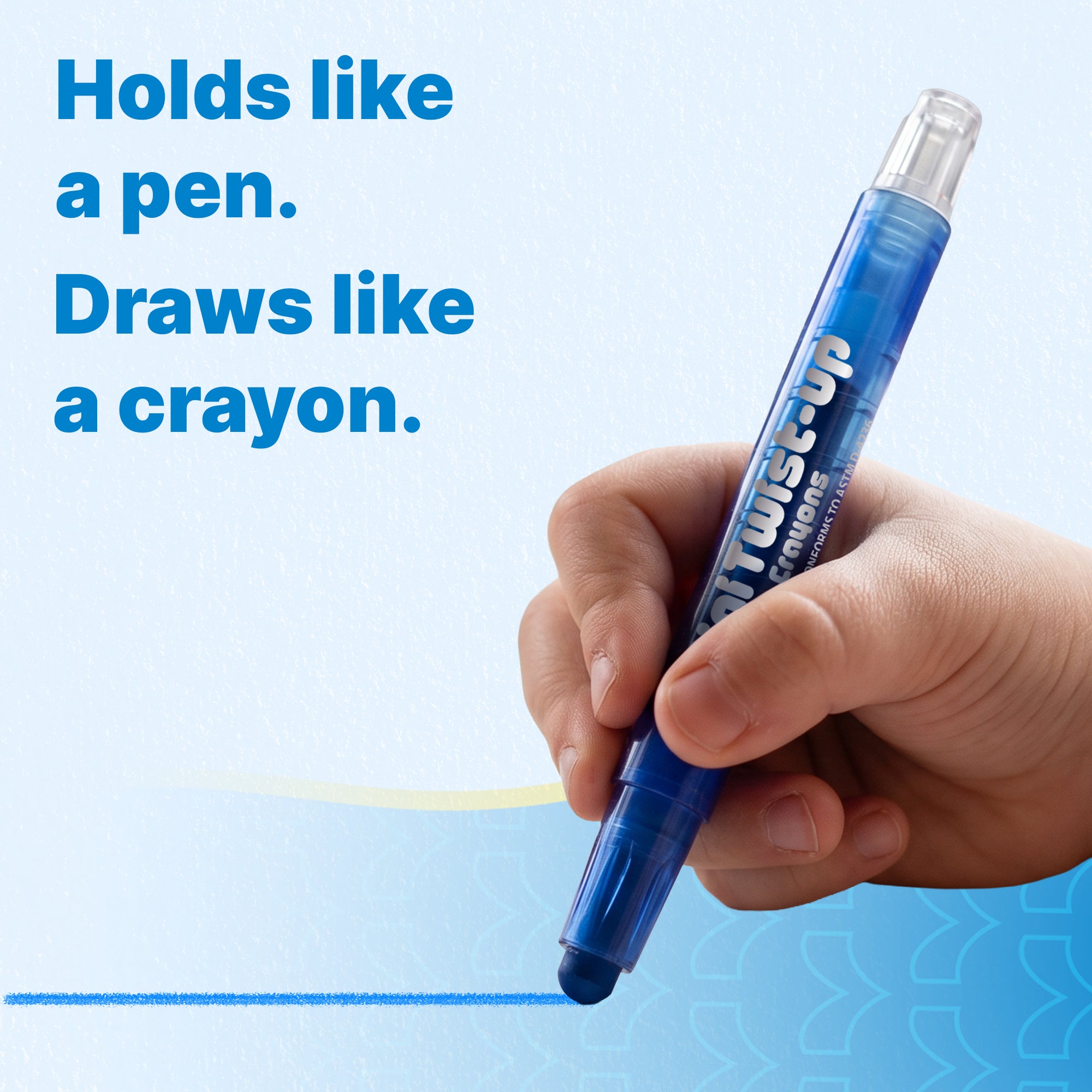 10 Color Mini Twist-Up Propelling Crayons