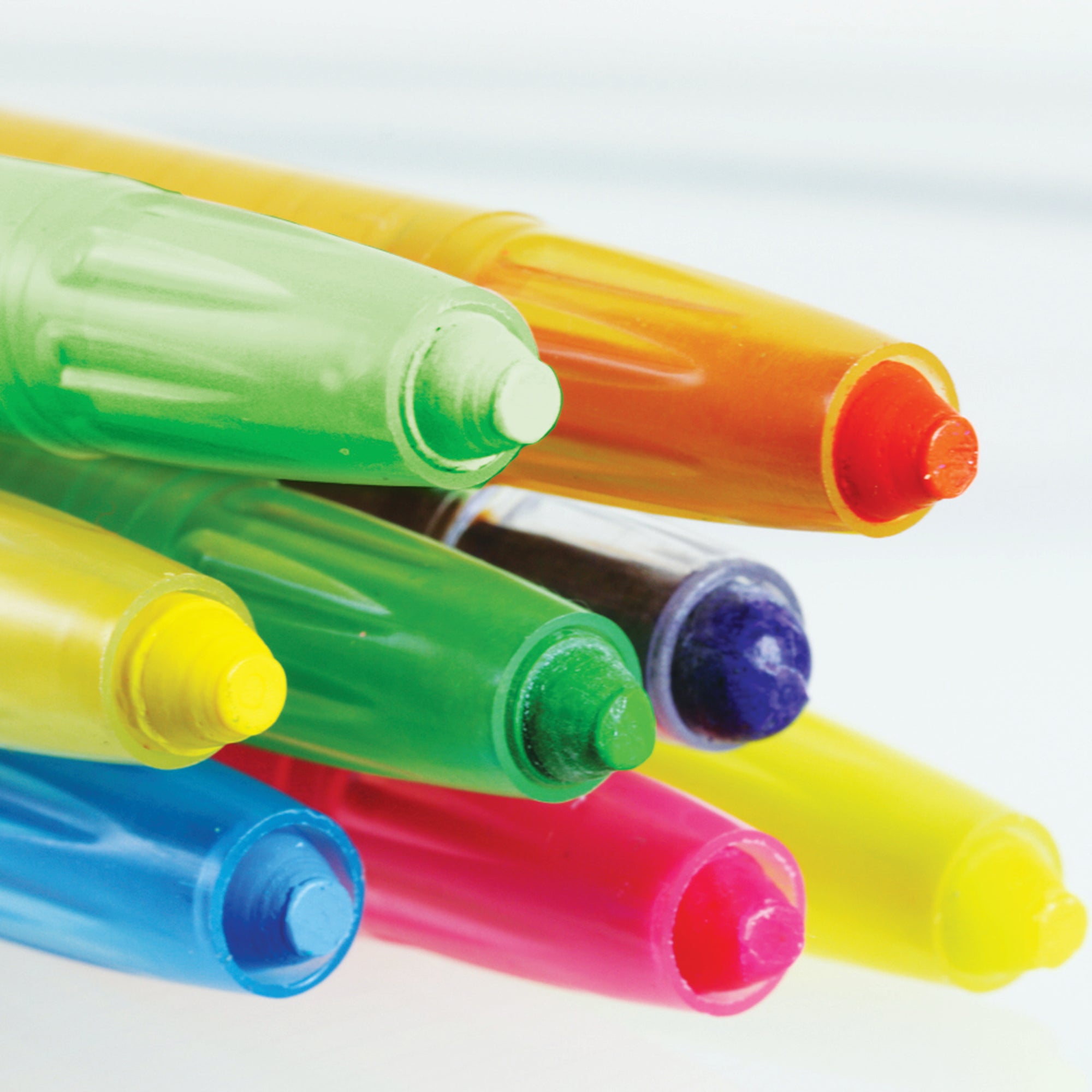 10 Color Twist-Up Crayons, Paraffin Wax Crayons