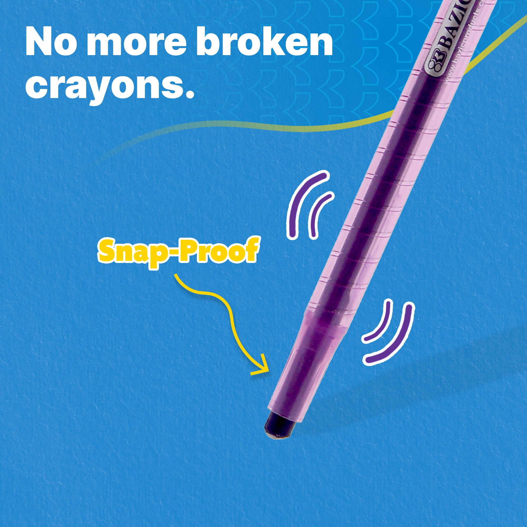 8 Color Twist-Up Propelling Crayons