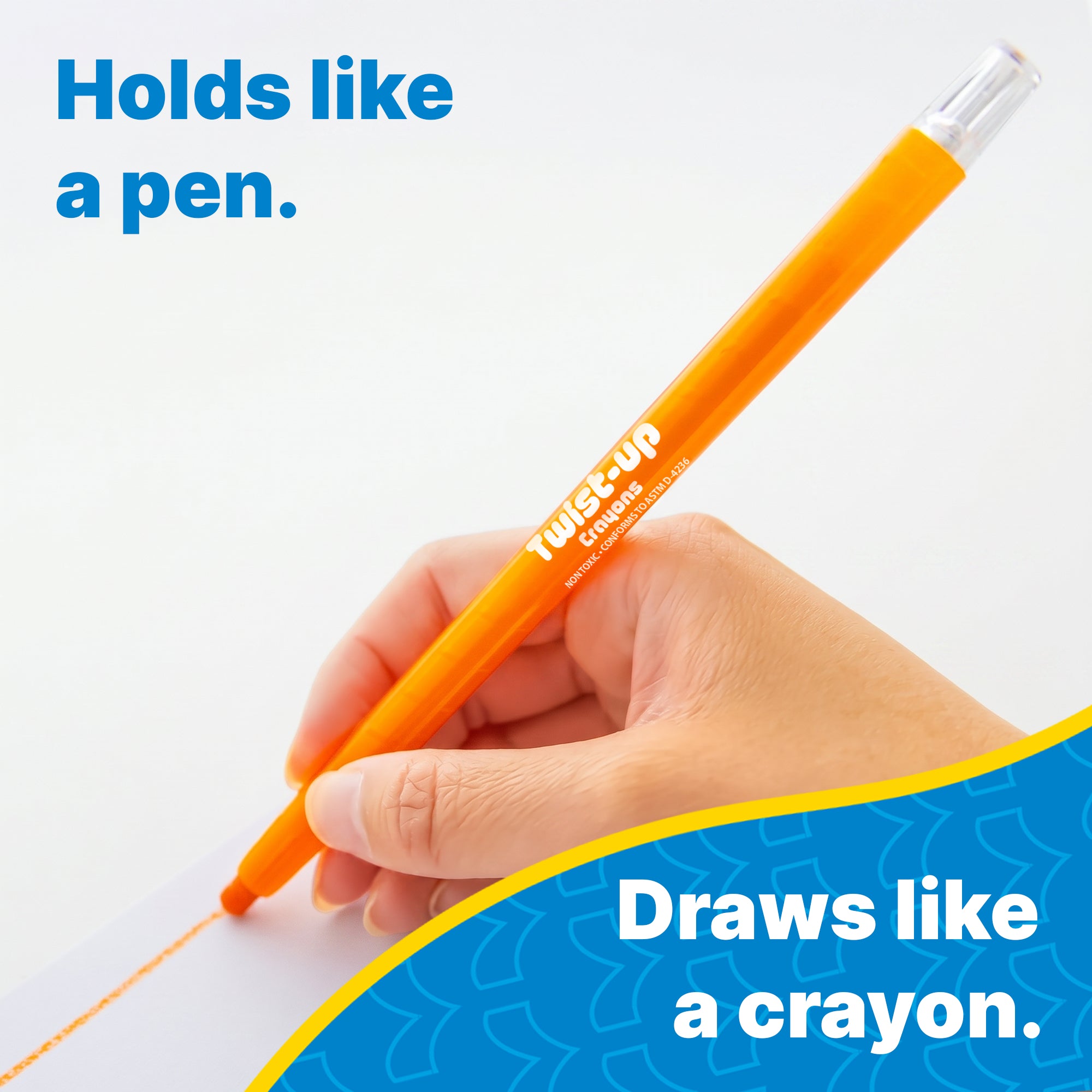 8 Color Twist-Up Propelling Crayons