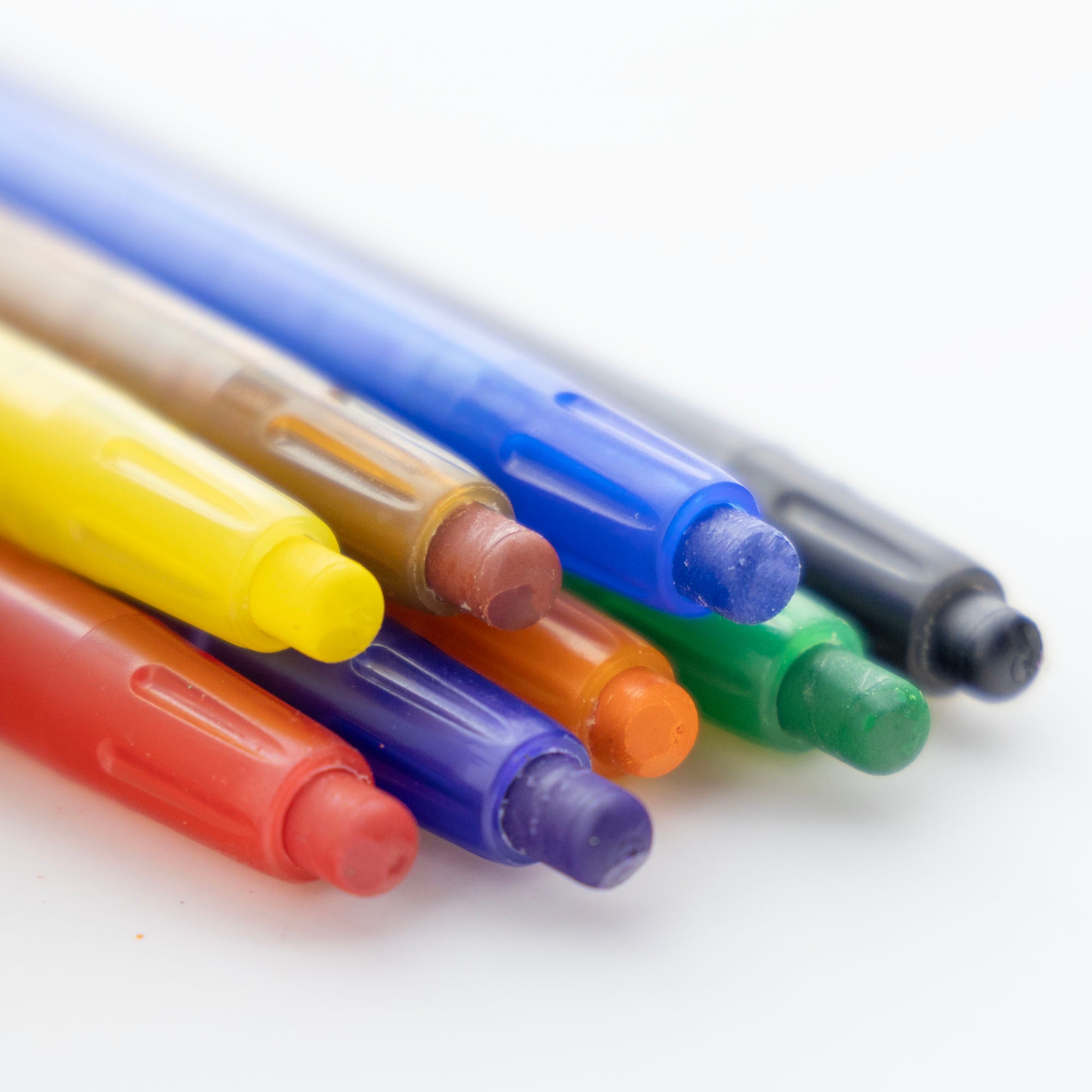8 Color Twist-Up Propelling Crayons