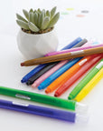 12 Color Twist-Up Propelling Crayons