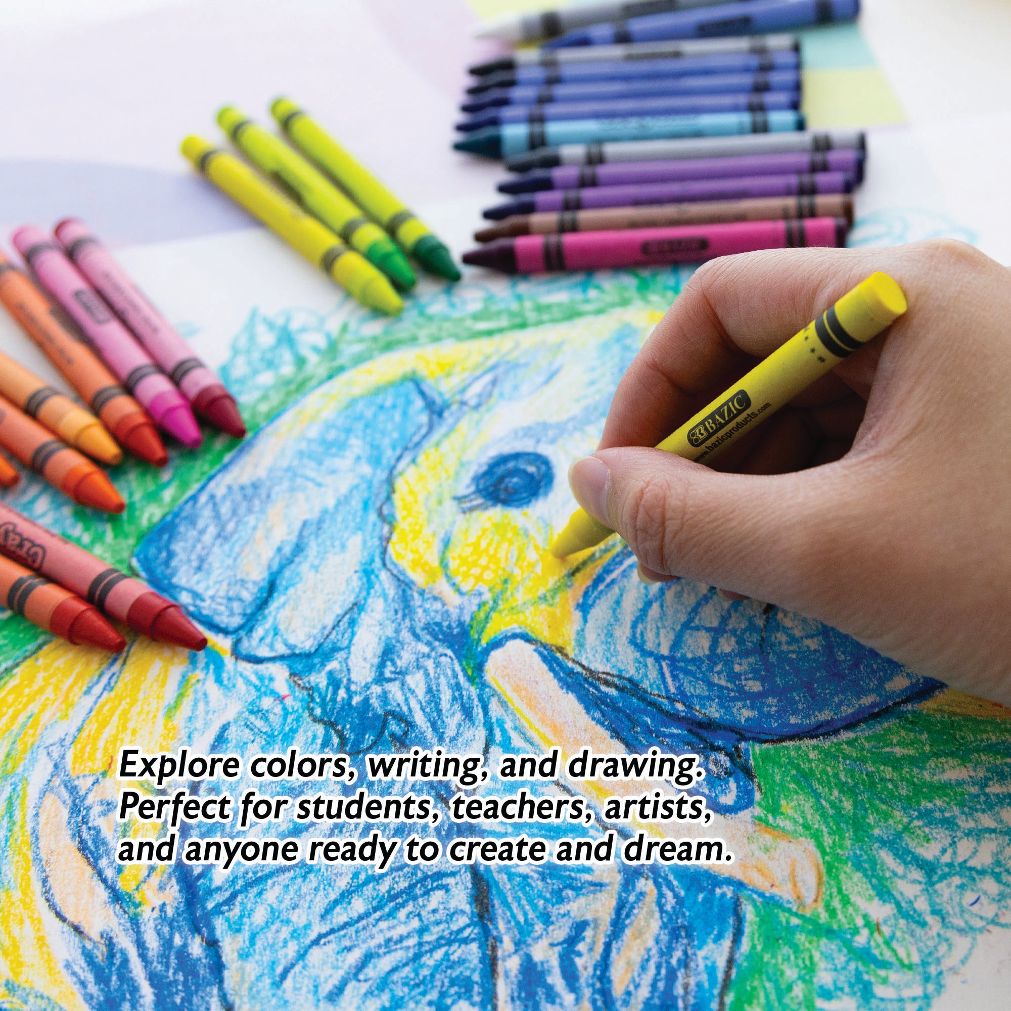 24 Color Premium Crayons