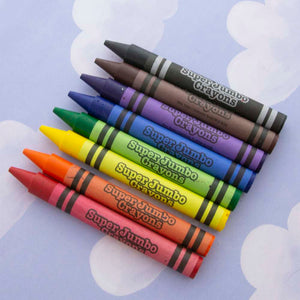 Premium Super Jumbo Crayons 8 Color