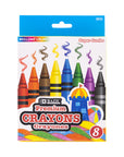 8 Color Premium Super Jumbo Crayons
