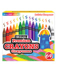 64 ct. Premium Crayons w/sharpener