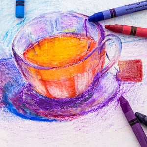 Premium Crayons 64 Color w/ Sharpener