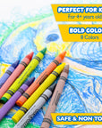 8 Color Premium Crayons