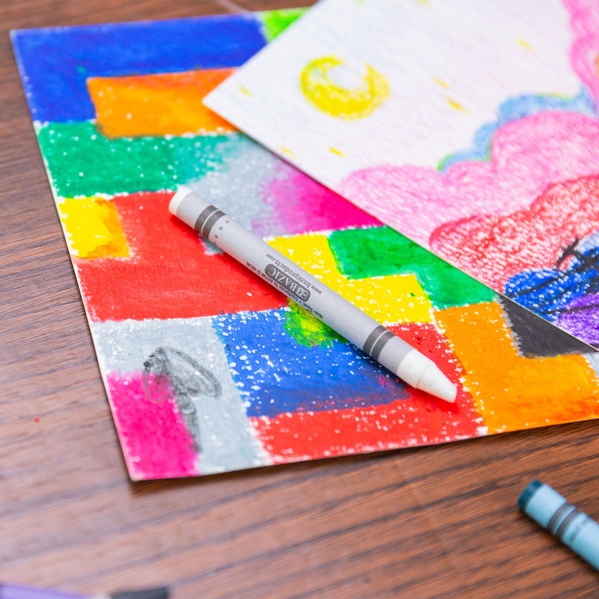 Jumbo Crayons, 12 Assorted Colors, Non-Toxic