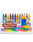 12 Color Premium Jumbo Crayons