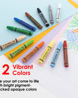 12 Color Jumbo Oil Pastels