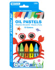 12 Color Jumbo Oil Pastels