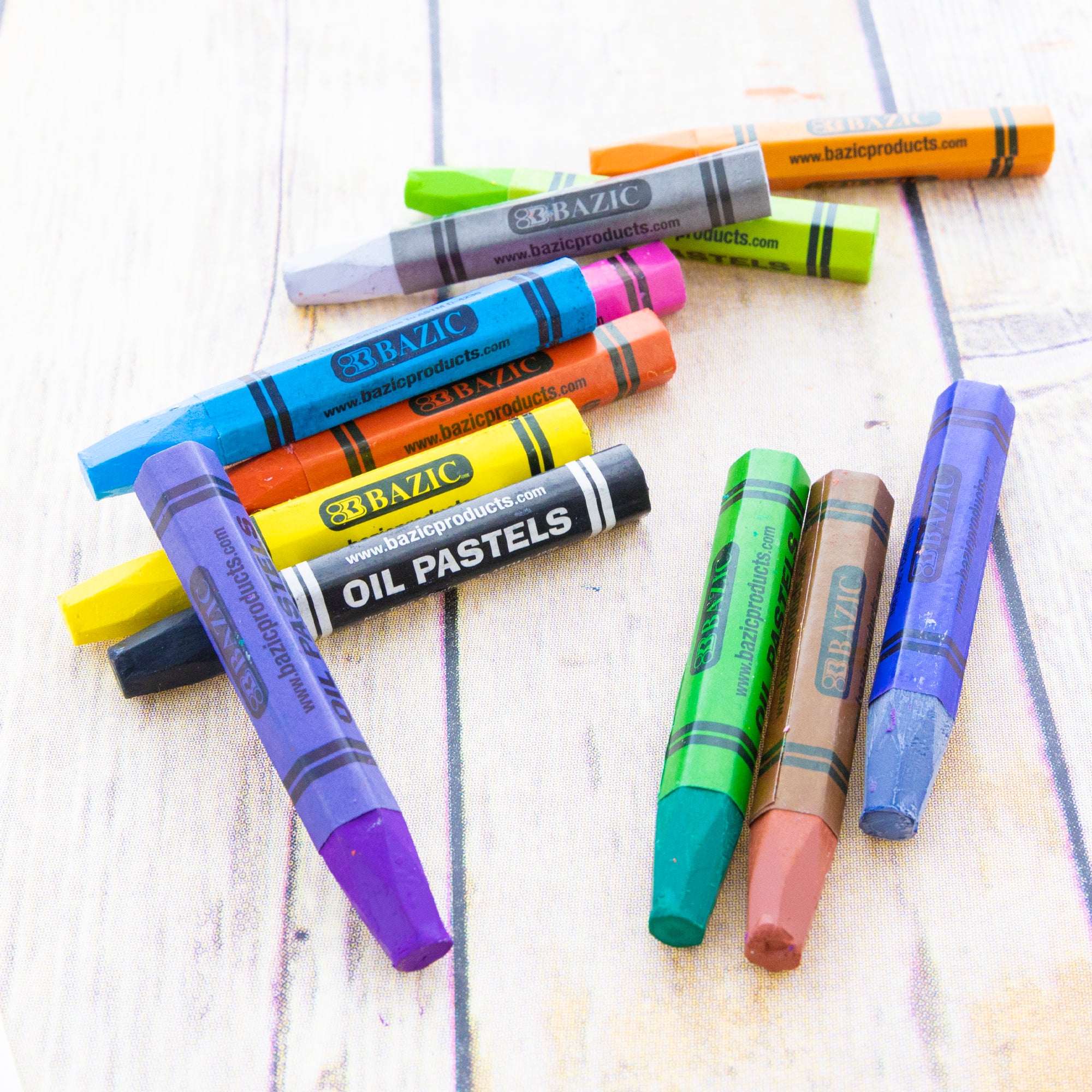 BAZIC Double-Sided Super Jumbo Crayons Premium 12 Color - Bazicstore