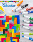 12 Color Jumbo Silky Gel Crayons