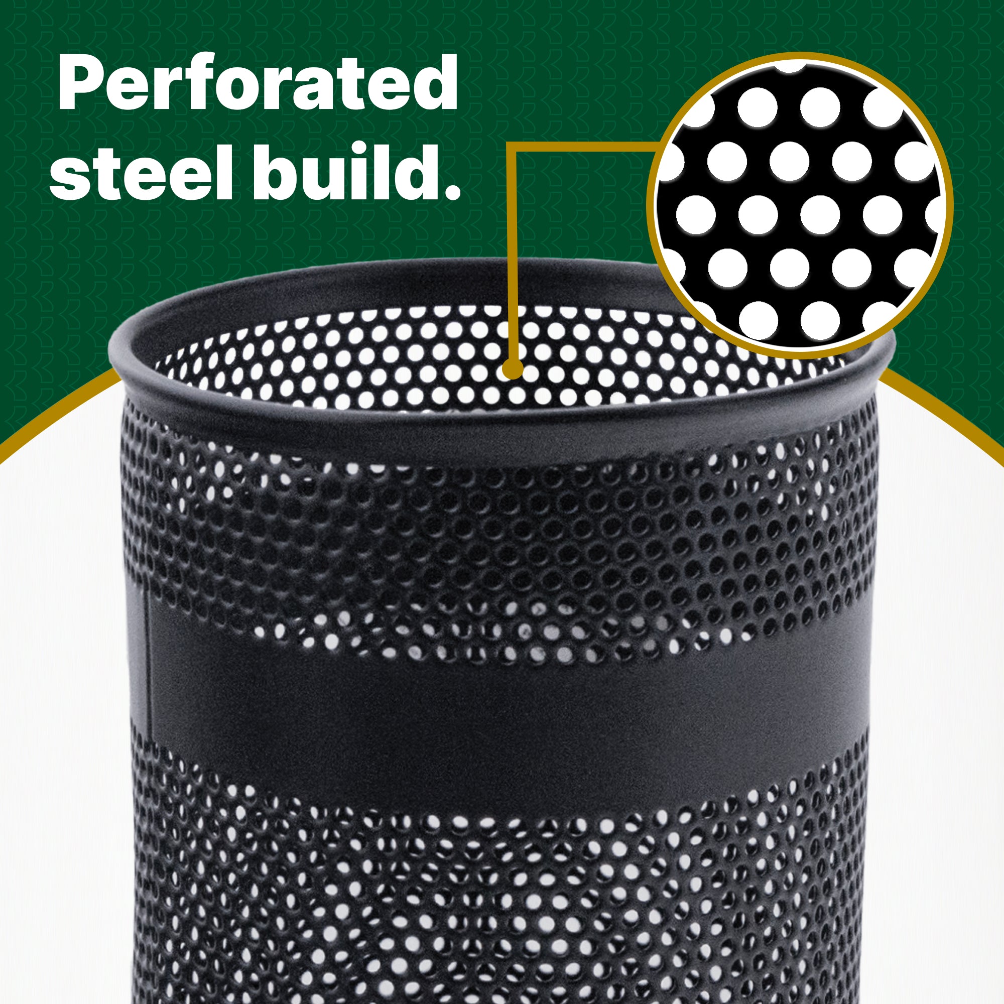 Black Metal Mesh Pencil Holder Pen Cup