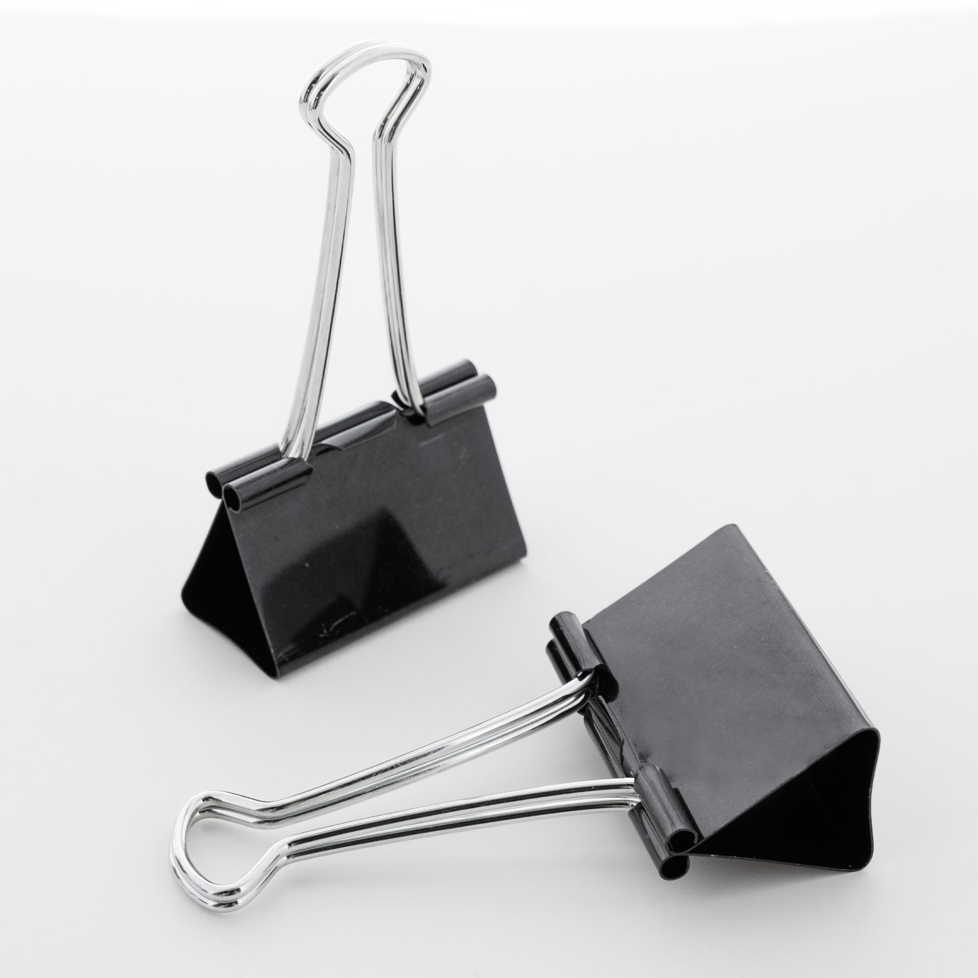 Large 2&quot; (51mm) Black Binder Clip (12/Box)