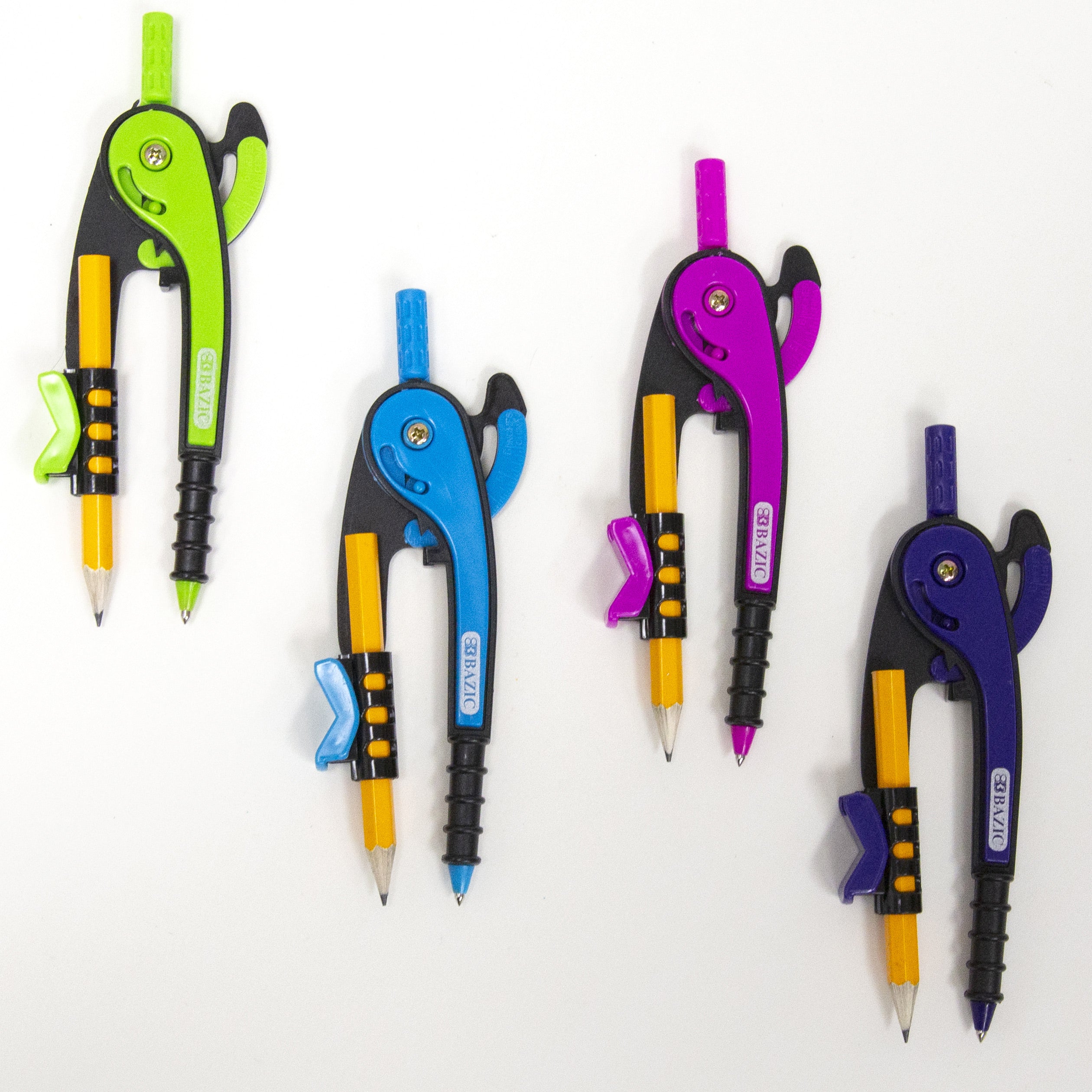 Scale-Arm Compass with #2 Pencil & 6 in Protractor