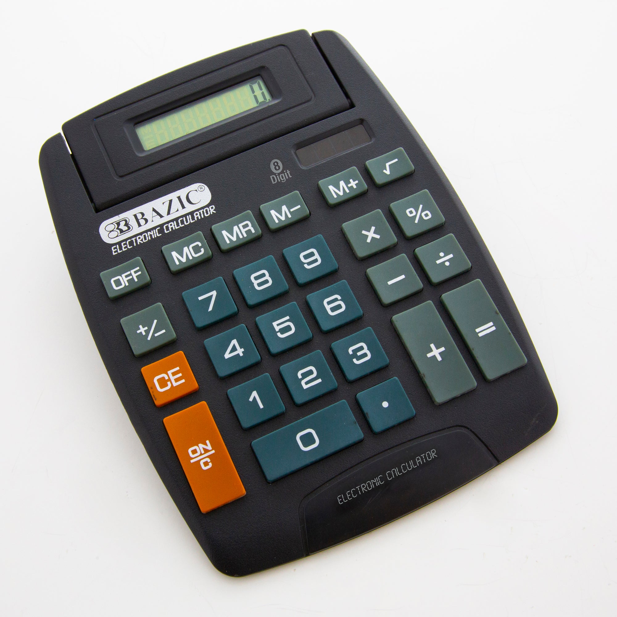 Basic Calculator, 8-Digit Desktop, Large Keypad, Black