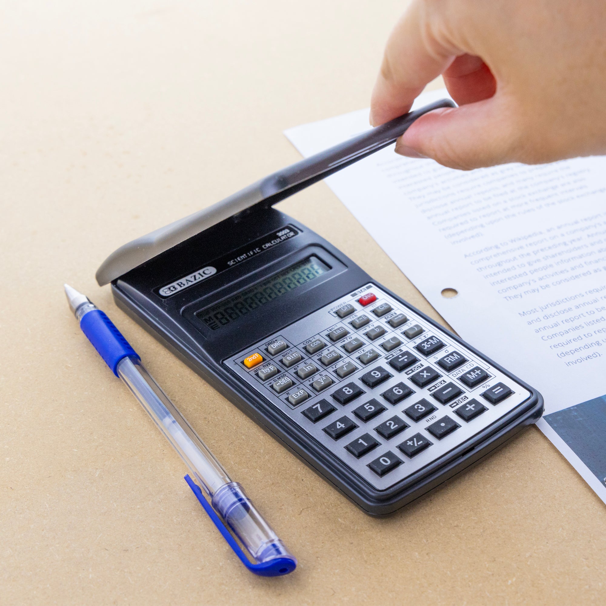 Scientific Calculator 56 Function w/ Flip Cover
