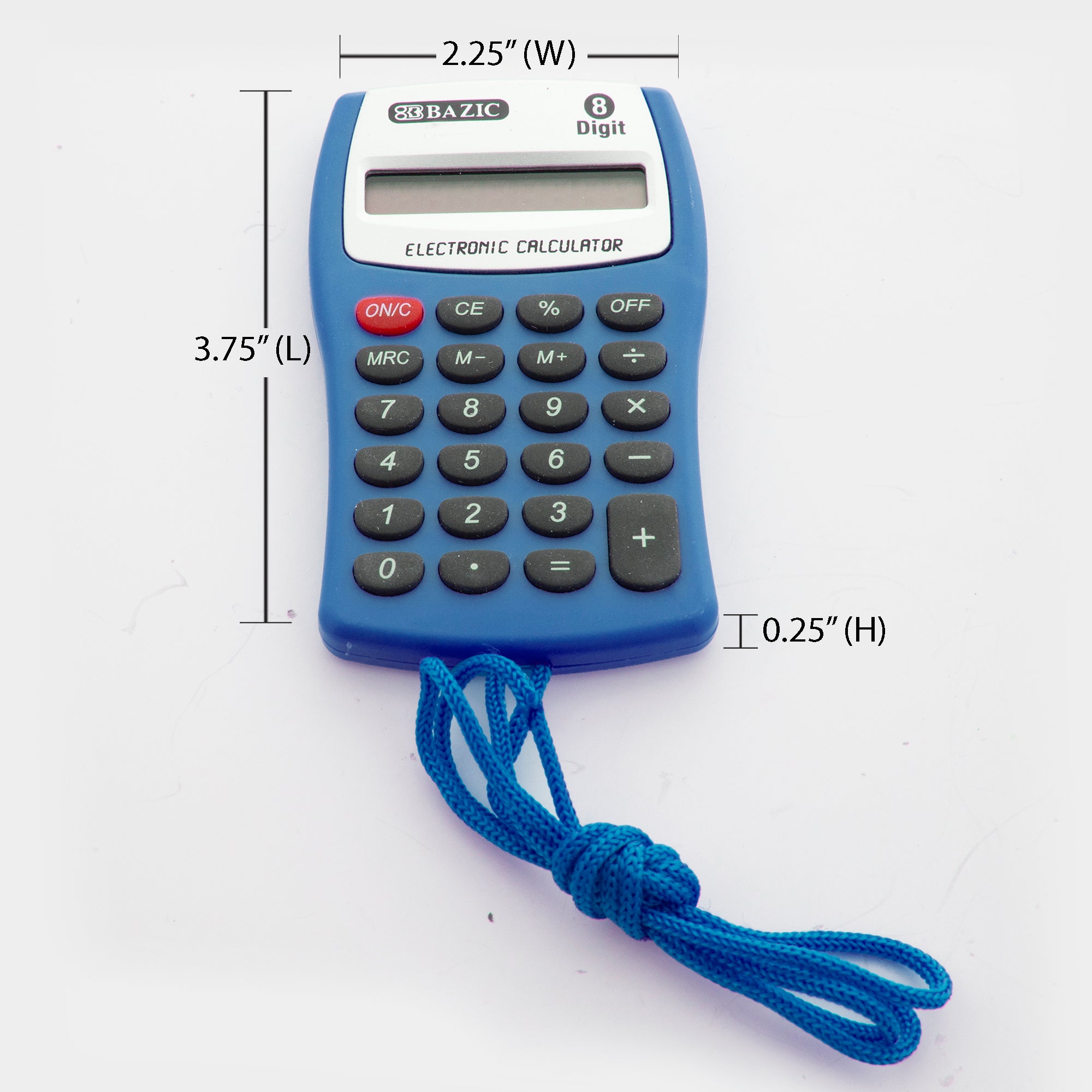 Pocket Calculator, 8 Digit, Auto Power Off