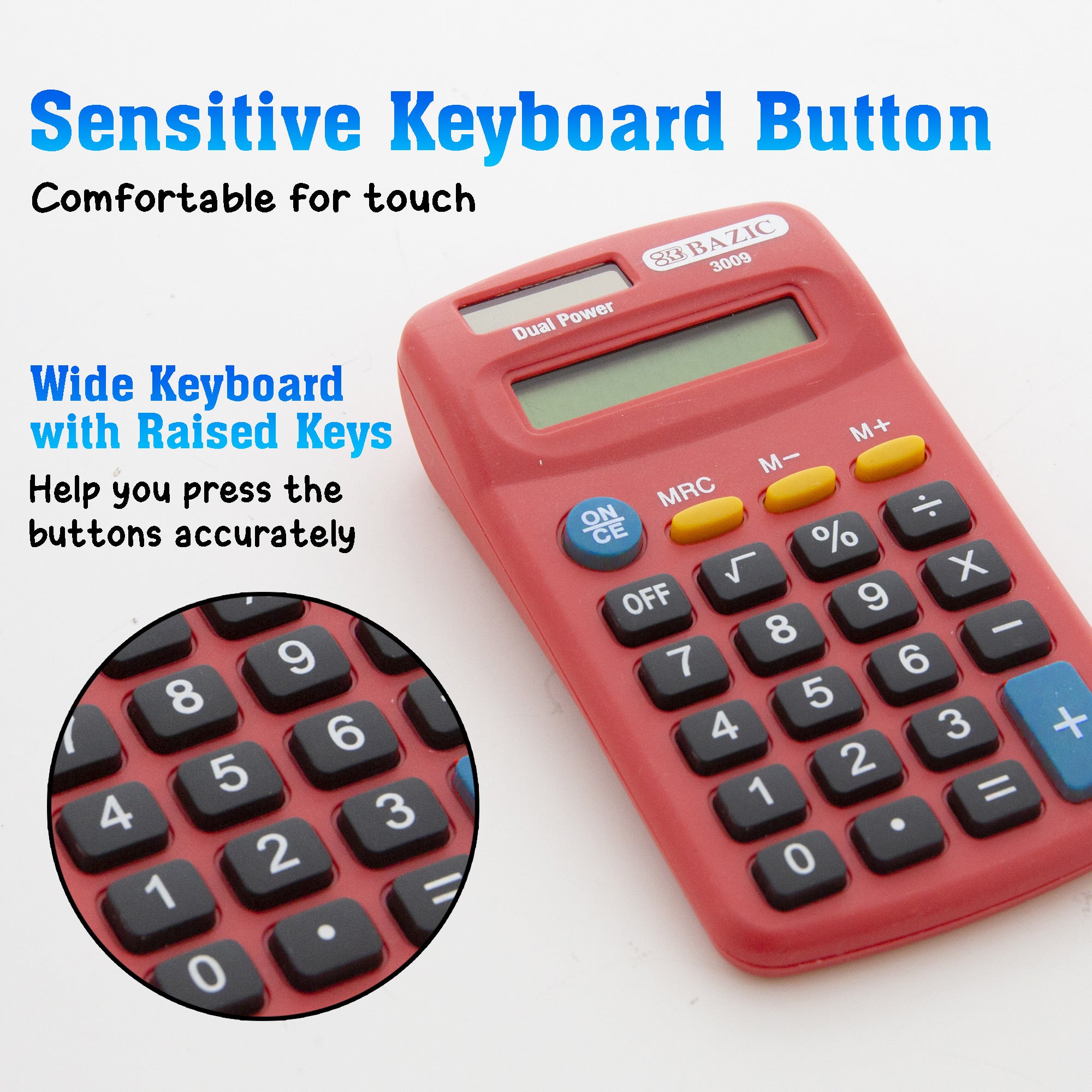 8-Digit Dual Power Pocket Calculator