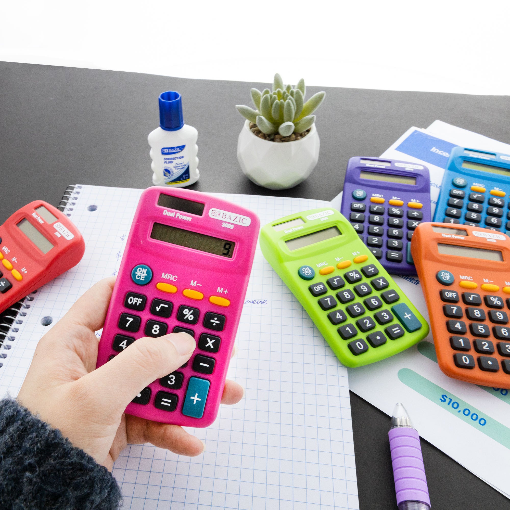 Pocket Size Calculator 8-Digit Dual Power